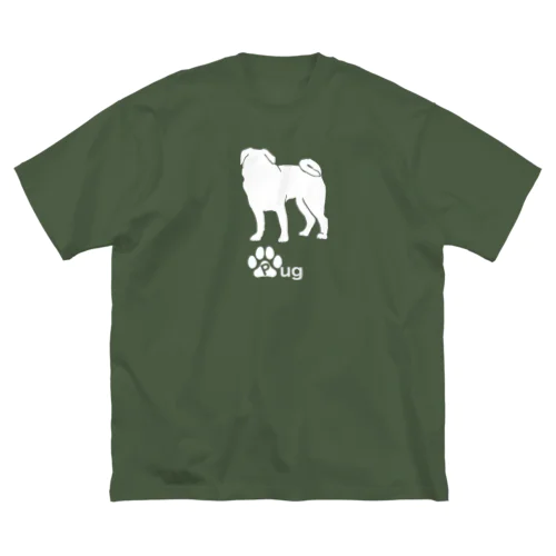 パグ犬 Big T-Shirt