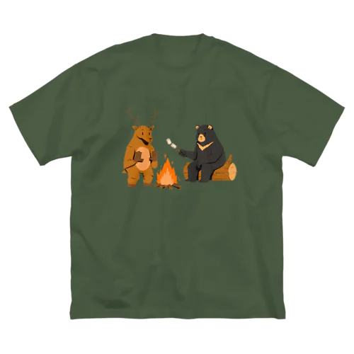 キャンプ Big T-Shirt