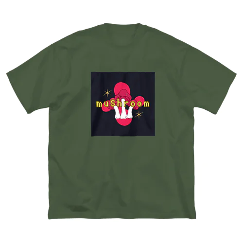 mushroom Tシャツ ビッグシルエットTシャツ