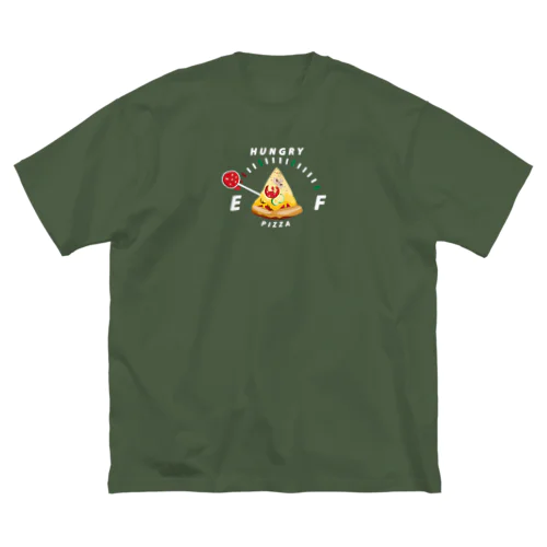 腹ペコゲージ　ピザ　B*M ビッグシルエットTシャツ