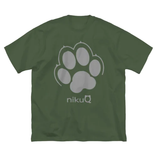 肉球をモチーフにしたオリジナルブランド「nikuQ」（犬タイプ）です ビッグシルエットTシャツ