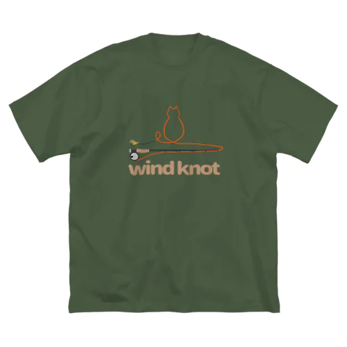 wind knot ビッグシルエットTシャツ