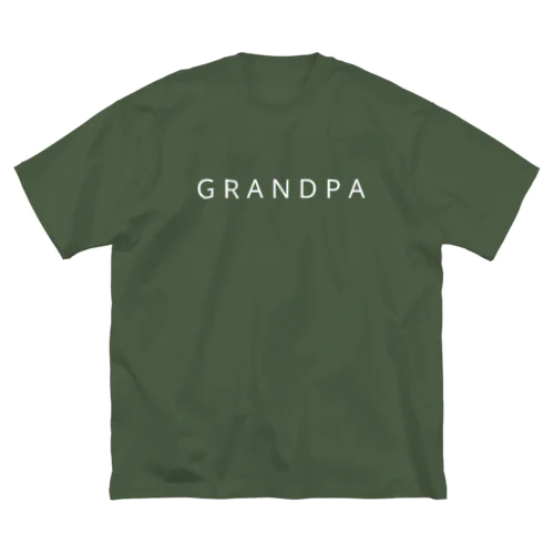 GRANDPA(白文字) ビッグシルエットTシャツ