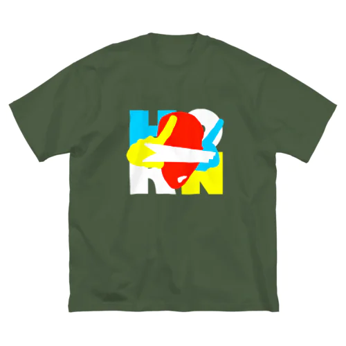HORN(ReD) ビッグシルエットTシャツ