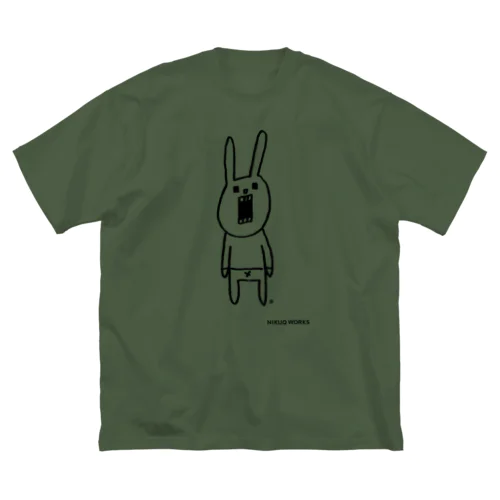 ウサギのウーのシンプルさん Big T-Shirt