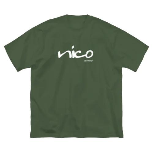 ニコデザイン ビッグシルエットTシャツ