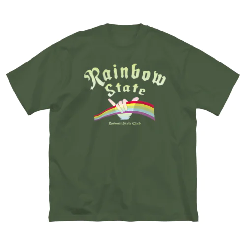 Rainbow Rising grn ビッグシルエットTシャツ