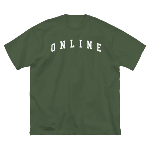 ONLINE主張 ビッグシルエットTシャツ