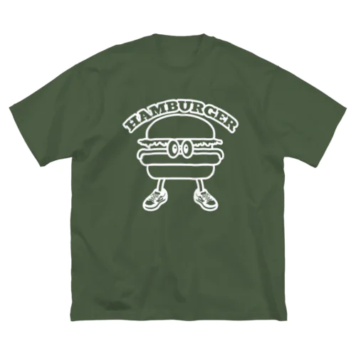 hamburger_boy ビッグシルエットTシャツ