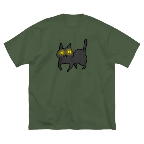 くらやみのねこ ビッグシルエットTシャツ