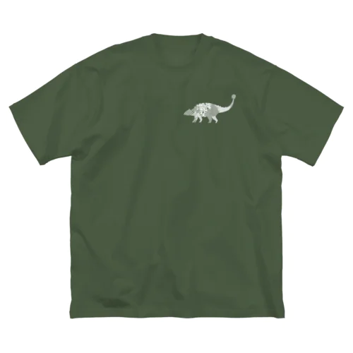 アンキロサウルス白＋ ビッグシルエットTシャツ