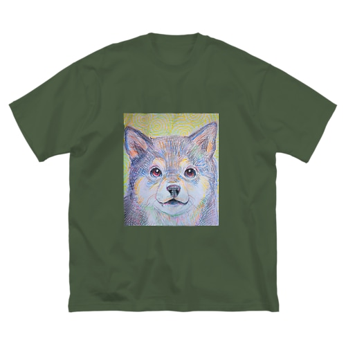 色えんぴつわんこ Big T-Shirt