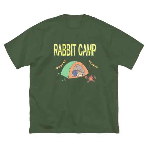 ラビットキャンプ・テント ビッグシルエットTシャツ