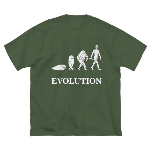 足ザラシ"EVOLUTION" ビッグシルエットTシャツ