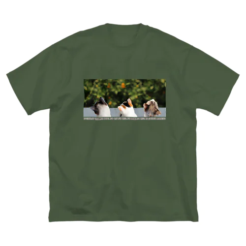 後頭部×３ Big T-Shirt