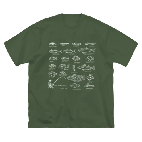 お魚図鑑 ビッグシルエットTシャツ