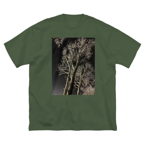 202001121944000　夜の樹木 Big T-Shirt