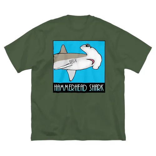 Hammerhead shark(撞木鮫) ビッグシルエットTシャツ