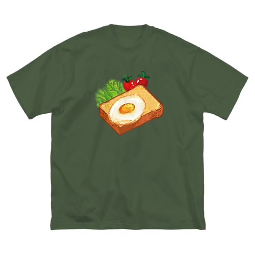 ピクセル・目玉焼きトースト Big T-Shirt