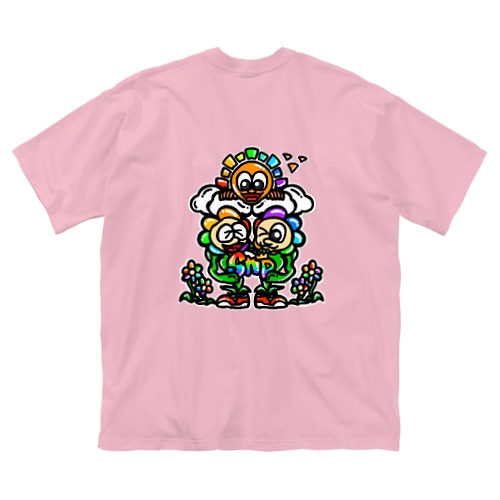 海波Snpバックプリント Big T-Shirt