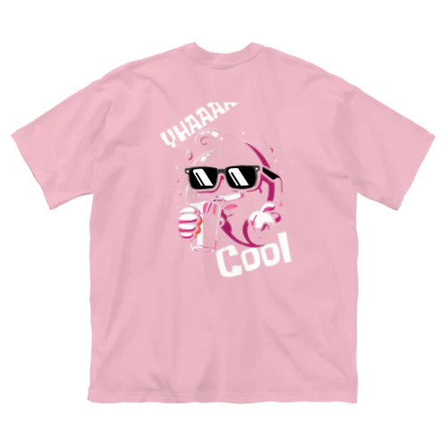 【DorYu】Pink Ghost Big Silhouette T-shirt (7 colors) ビッグシルエットTシャツ