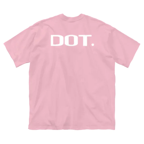 DOT. [white logo] ビッグシルエットTシャツ