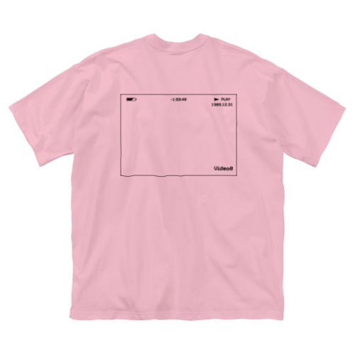 ８ミリビデオ再生　振り返るオモイデ Big T-Shirt