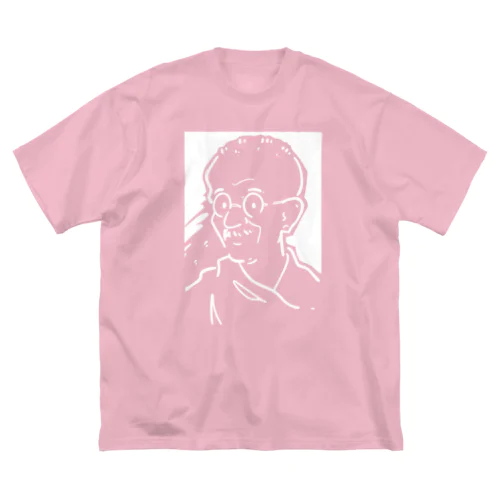 マハトマ・ガンディー(Mahatma Gandhi) ビッグシルエットTシャツ