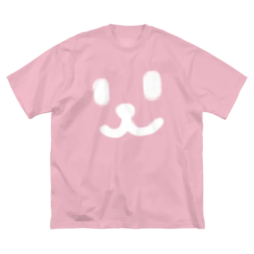 Smile Face White Big T-Shirt