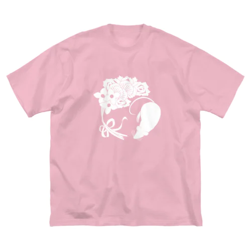 SF家紋「鼠に華束」 Big T-Shirt