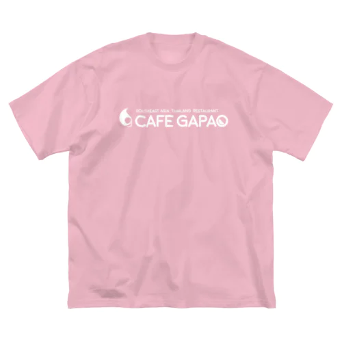 カフェガパオ公式ロゴグッズ ビッグシルエットTシャツ