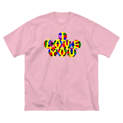 〇文字『I Love you h.t.』 ビッグシルエットTシャツ