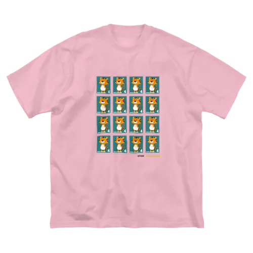 キャトル切手_オムツトラ4×4 Big T-Shirt