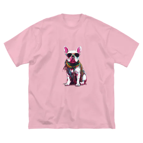 Frenchie-Rasta Dogg Big T-Shirt