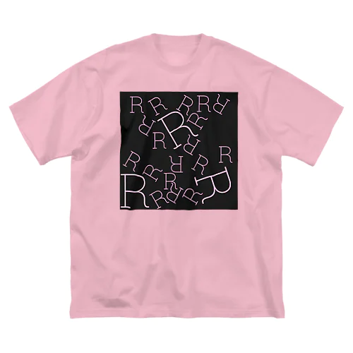 古着風　R ビッグシルエットTシャツ