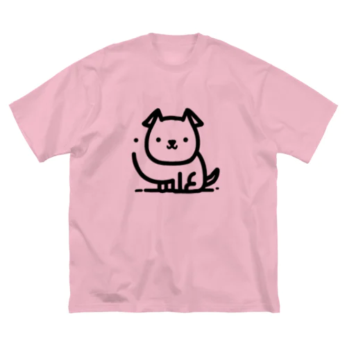 つぶらな瞳のわんこ🐾 ビッグシルエットTシャツ