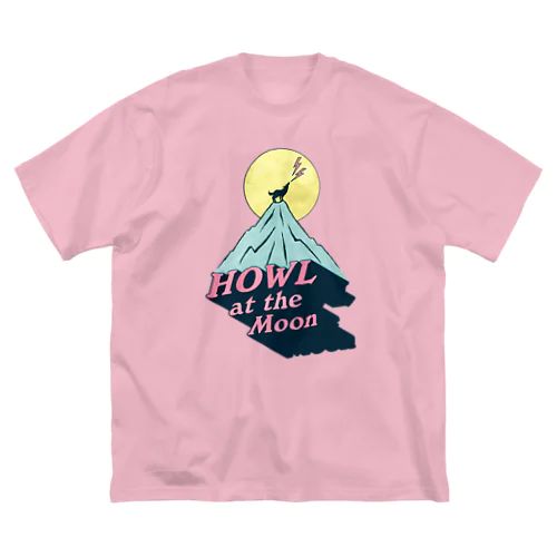 🌕月に吠える🐺（HOWL at the Moon） Big T-Shirt