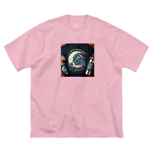 A Dreamy moon night ビッグシルエットTシャツ