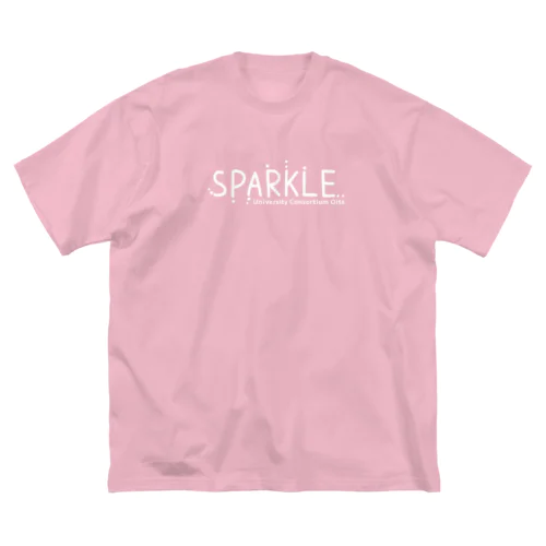 SPARKLE-ドロップス shiro ビッグシルエットTシャツ