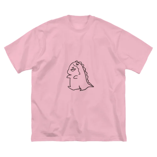 恐竜女子 ビッグシルエットTシャツ