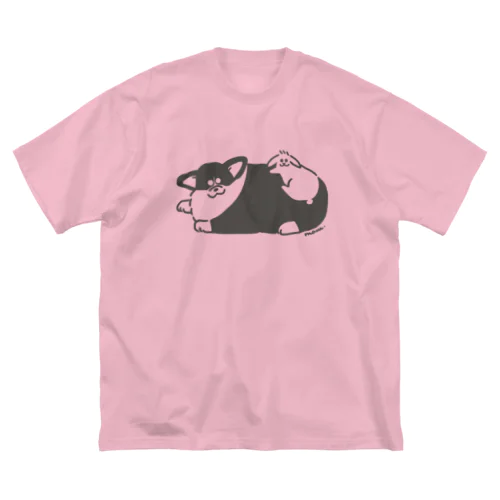 コギちゃんとムギちゃん（モノクロ） Big T-Shirt