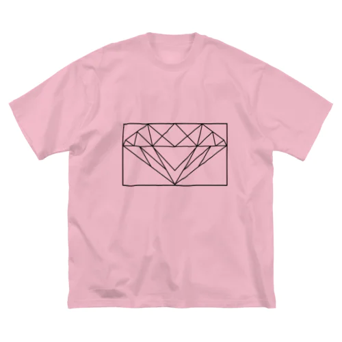 ダイヤモンド(手描き) ビッグシルエットTシャツ