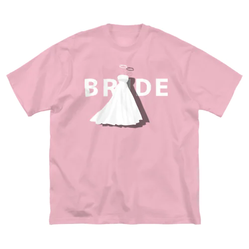 ペア(BRIDE)ドレス_白_FW ビッグシルエットTシャツ