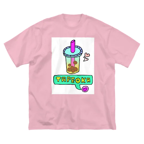 タぺオカ ビッグシルエットTシャツ