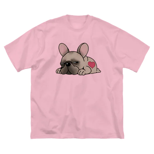 ふて寝のフレブル ビッグシルエットTシャツ