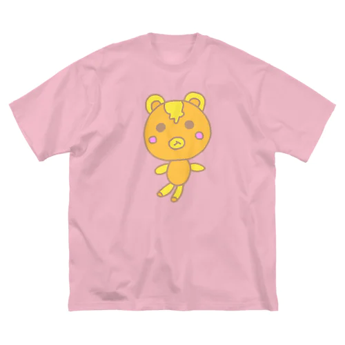 素ぽわぽわイエクマ ビッグシルエットTシャツ