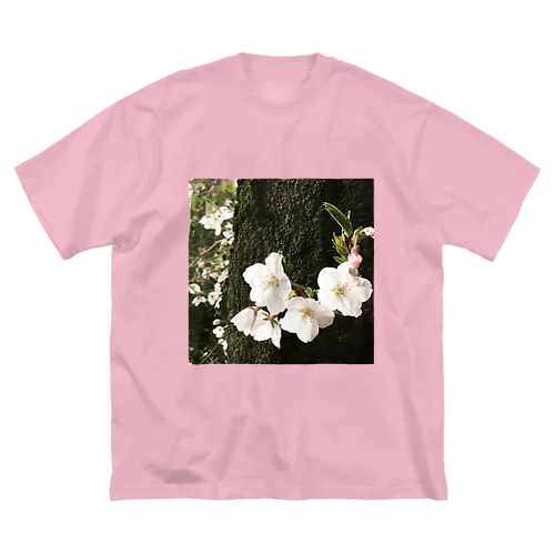 小さな桜 ビッグシルエットTシャツ