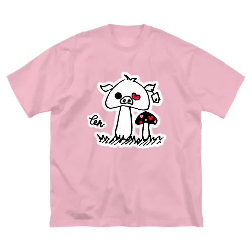 とんとこキノコ🍄 ビッグシルエットTシャツ