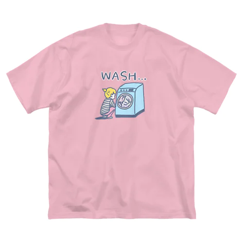 WASH ビッグシルエットTシャツ