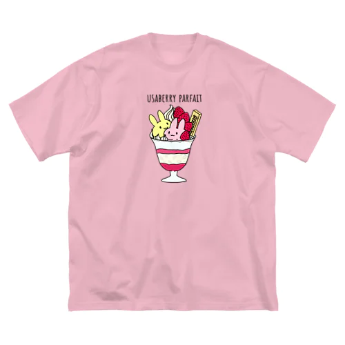 うさベリーパフェ ビッグシルエットTシャツ